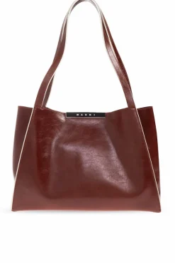 Marni BORDO Skórzana torba