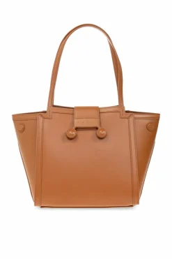 Marni BRĄZOWY Torba do ręki `Riviera Mini`