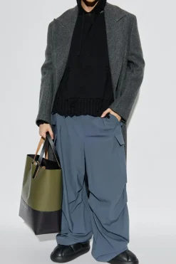 Marni CZARNY Bluza z kapturem