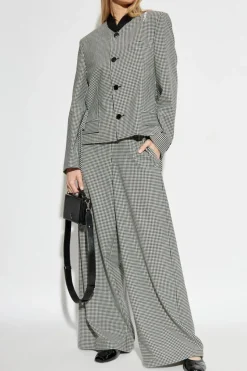 Marni CZARNY Marynarka z efektem `vintage`