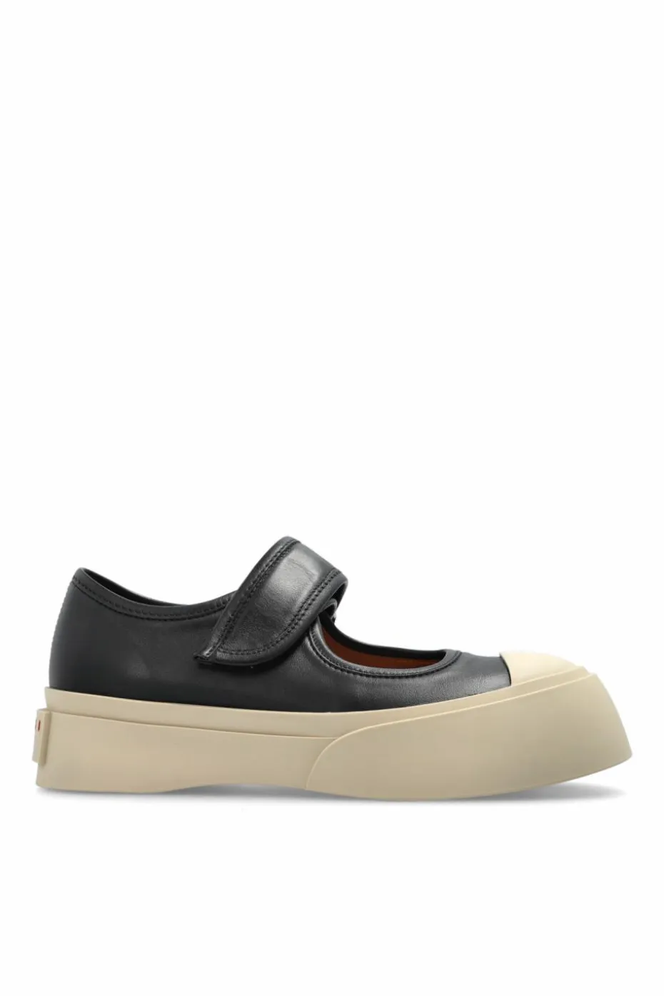Marni CZARNY Skórzane buty `Mary Jane`