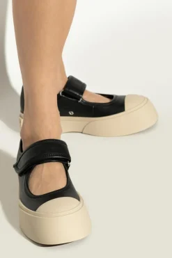Marni CZARNY Skórzane buty `Mary Jane`