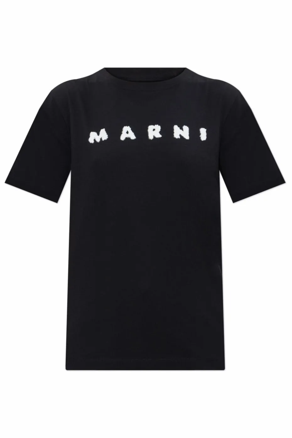 Marni CZARNY T-shirt z logo