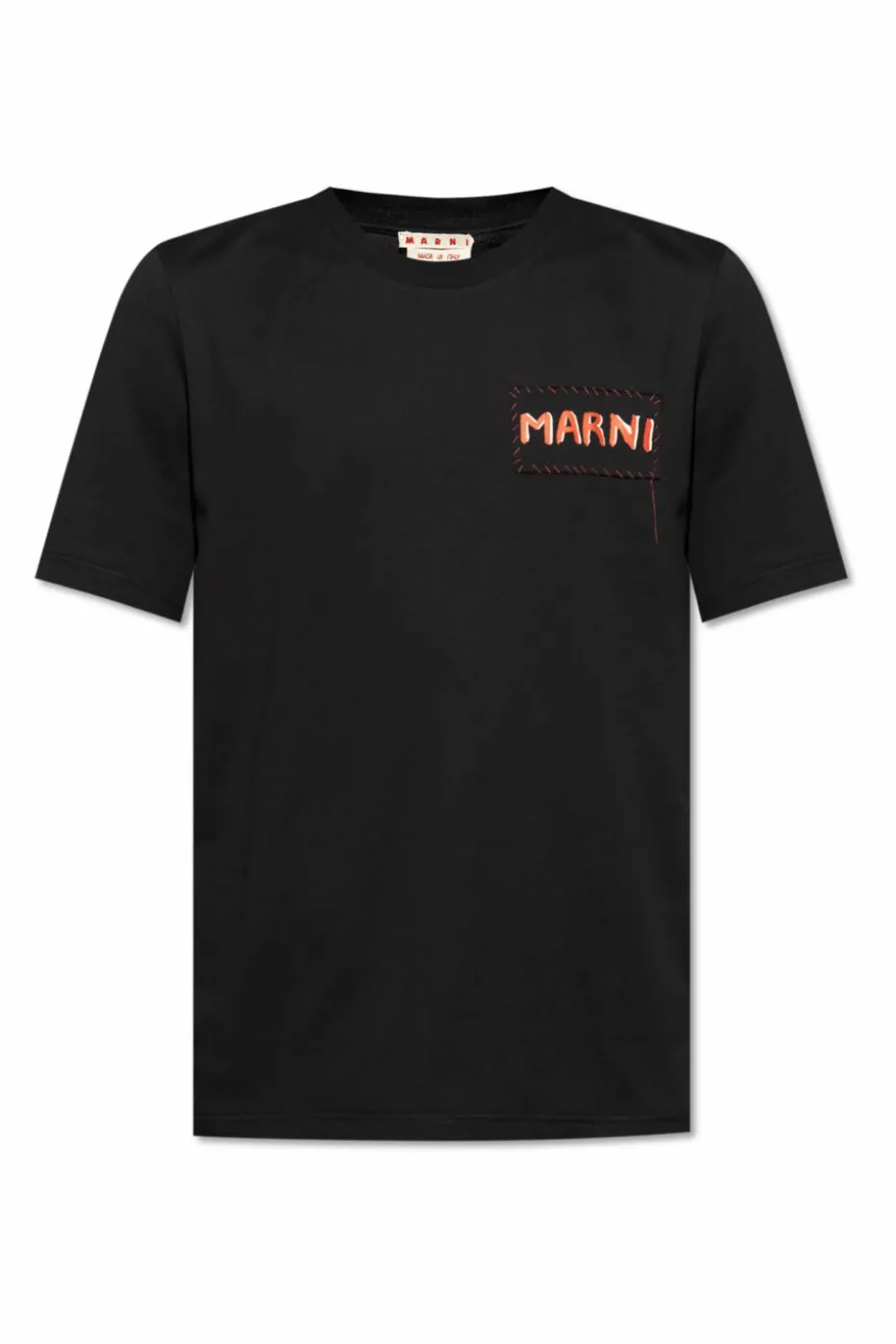 Marni CZARNY T-shirt z logo