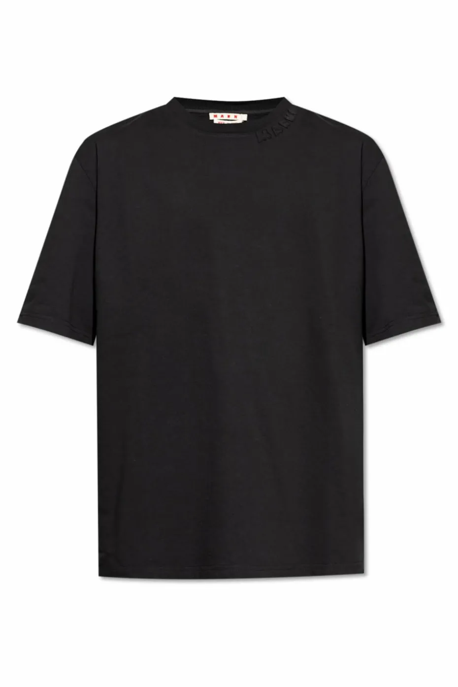 Marni CZARNY T-shirt z logo