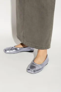 Marni FIOLETOWY Baleriny `Little Bow`