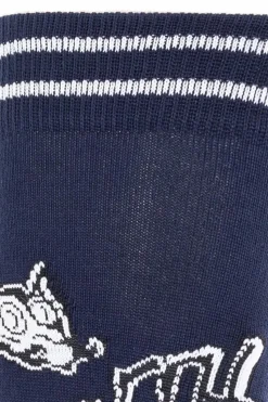 Marni GRANATOWY Skarpety z logo