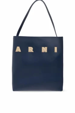Marni GRANATOWY Torba typu `shopper`