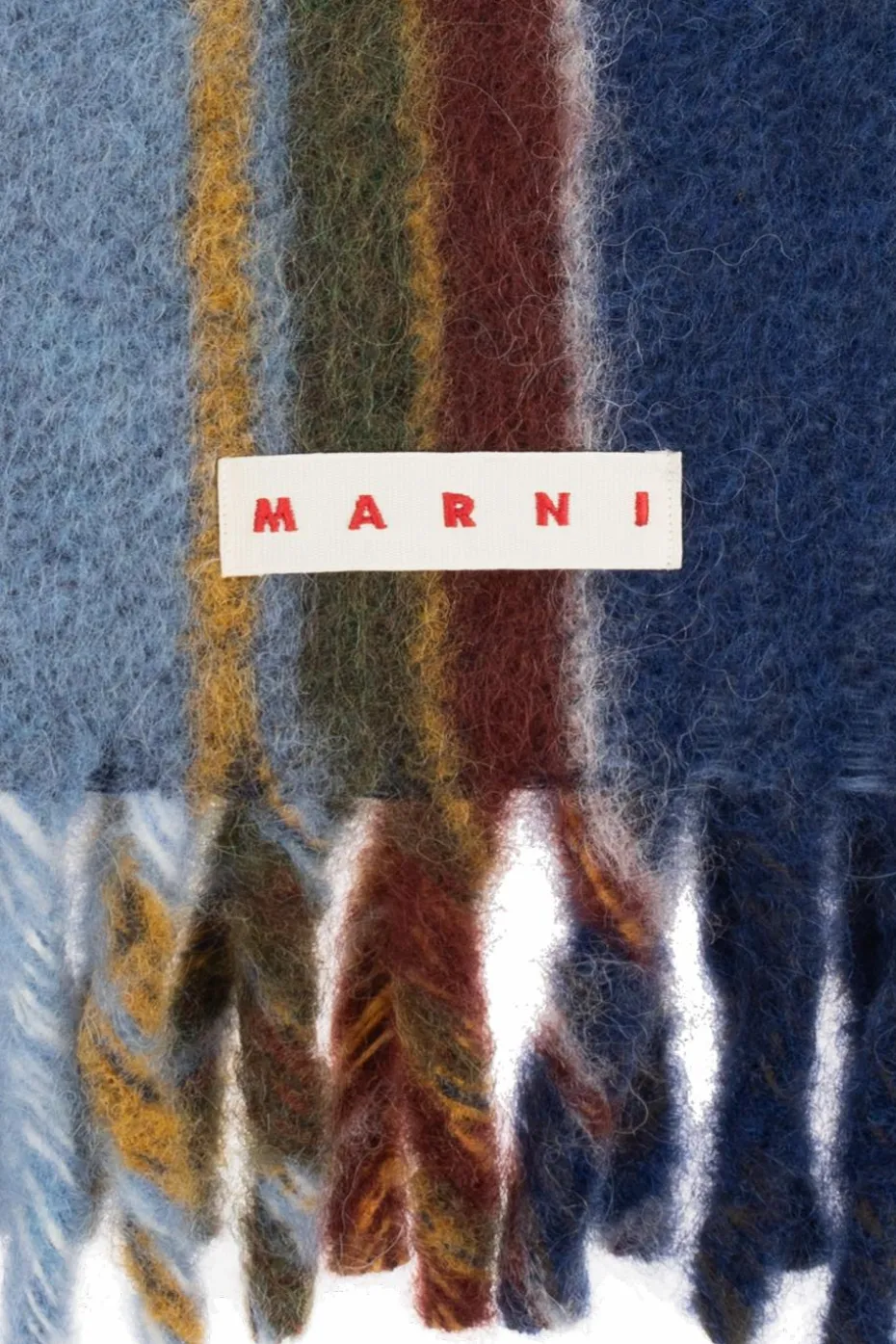 Marni MULTIKOLOR Szal z logo