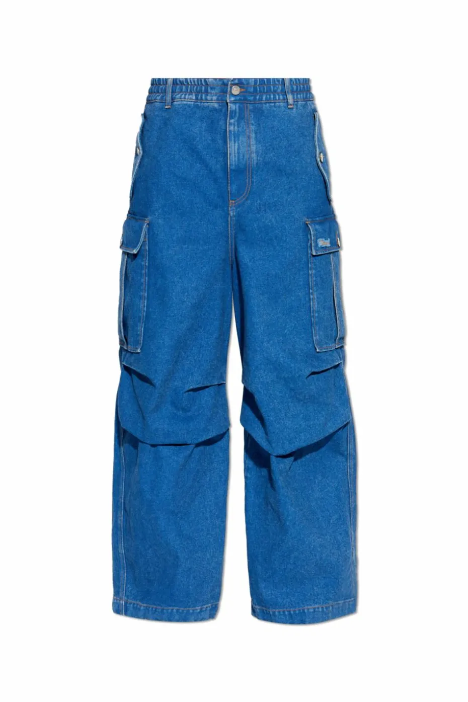 Marni NIEBIESKI Jeansy typu `cargo`