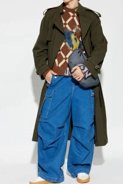 Marni NIEBIESKI Jeansy typu `cargo`