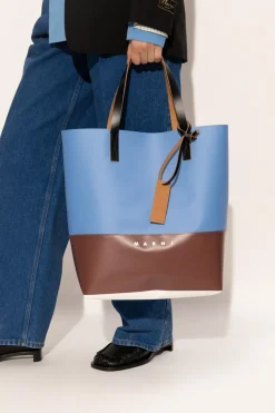 Marni NIEBIESKI Torba typu `shopper`