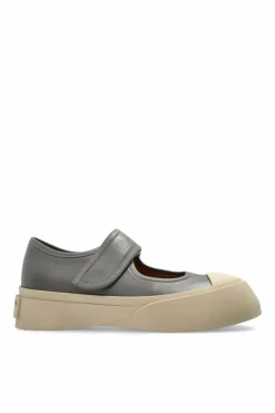 Marni SZARY Buty `Mary Jane`