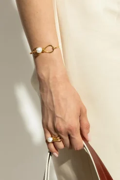 Marni ZŁOTY Mosiężna bransoleta