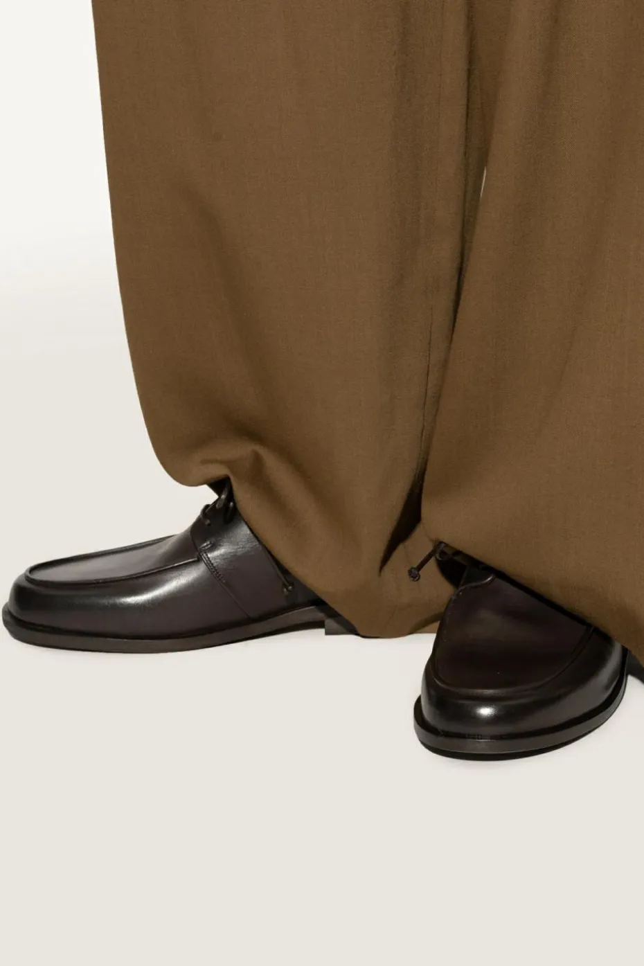 Marsell BRĄZOWY Skórzane buty