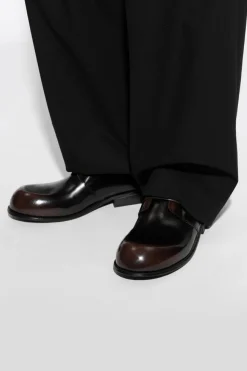Marsell BRĄZOWY Skórzane buty `Muso`