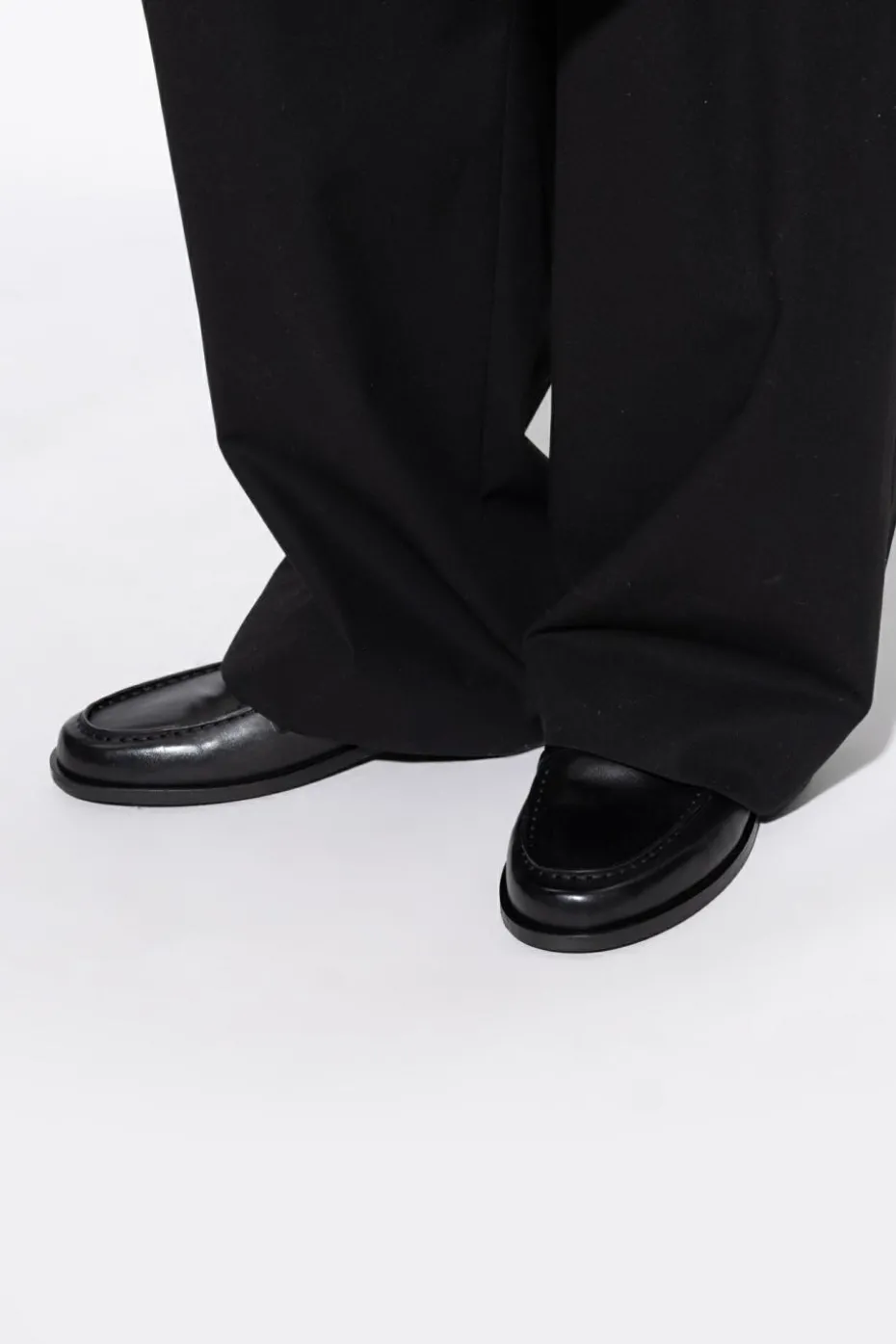 Marsell CZARNY Skórzane buty typu `loafers`