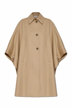 Max Mara beżowy Płaszcz `Pedale`