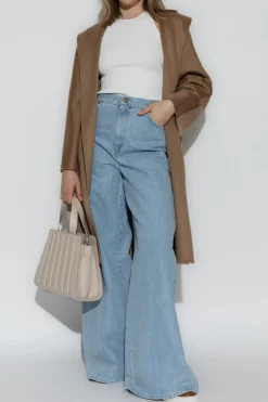 Max Mara BRĄZOWY Kaszmirowy płaszcz `Lilia`
