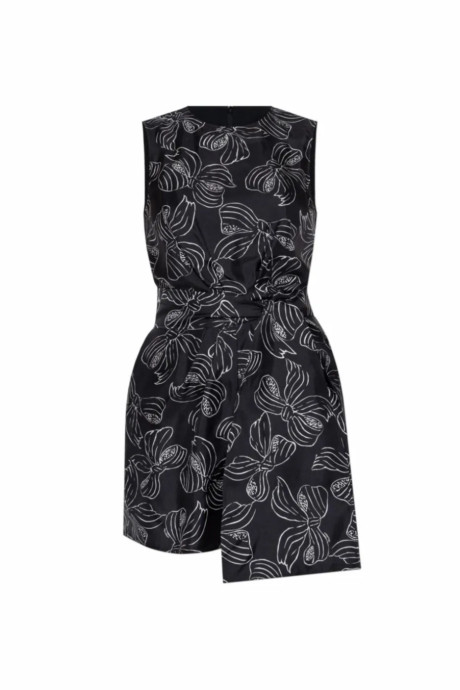 Max Mara CZARNY Jedwabny kombinezon `Baviera`