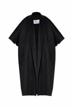 Max Mara CZARNY Płaszcz `Gitano`