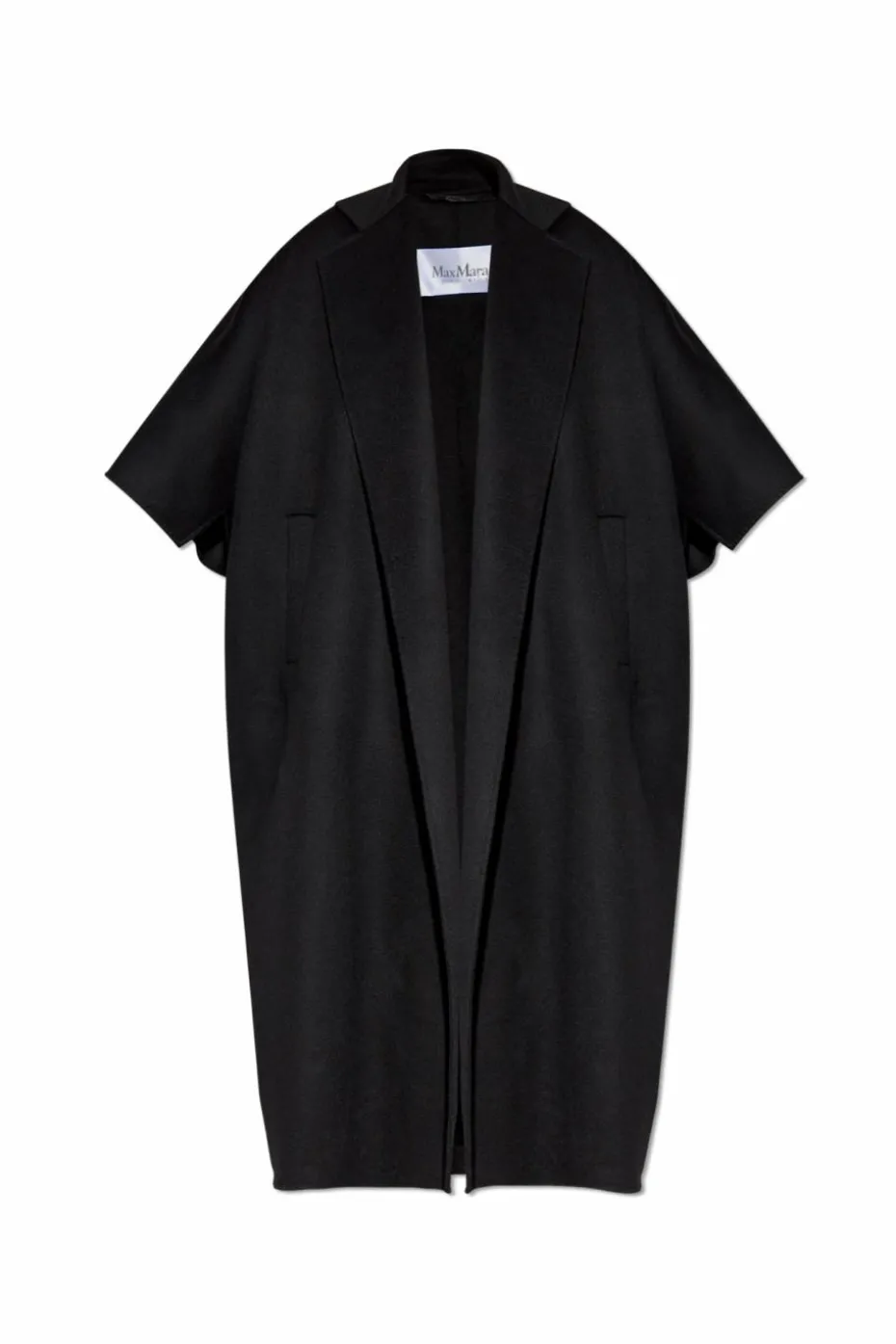 Max Mara CZARNY Płaszcz `Gitano`