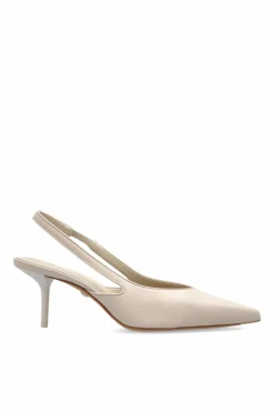 Max Mara kremowy Buty na obcasie `Softsling`