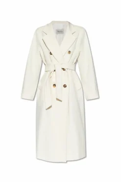 Max Mara kremowy Płaszcz `Madame`