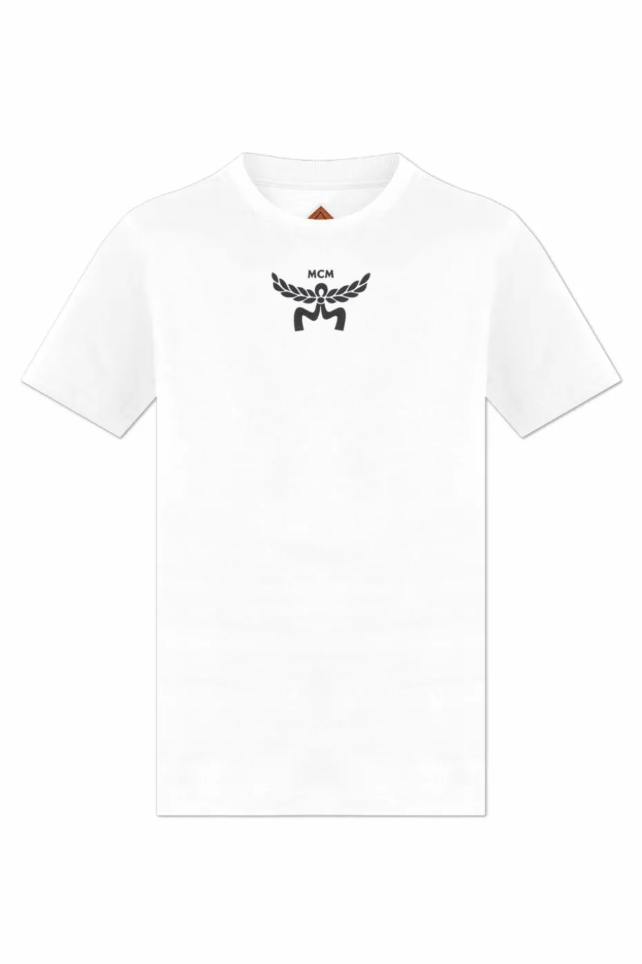 MCM BIAŁY T-shirt z nadrukiem