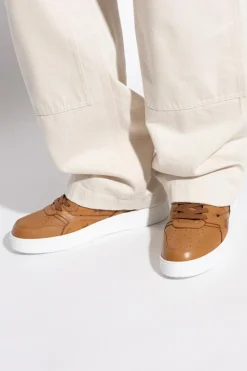 MCM BRĄZOWY Buty sportowe