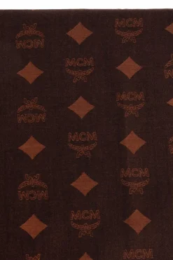 MCM BRĄZOWY Chusta z logo