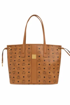 MCM BRĄZOWY Dwustronna torba ‘Liz’ typu ‘shopper’