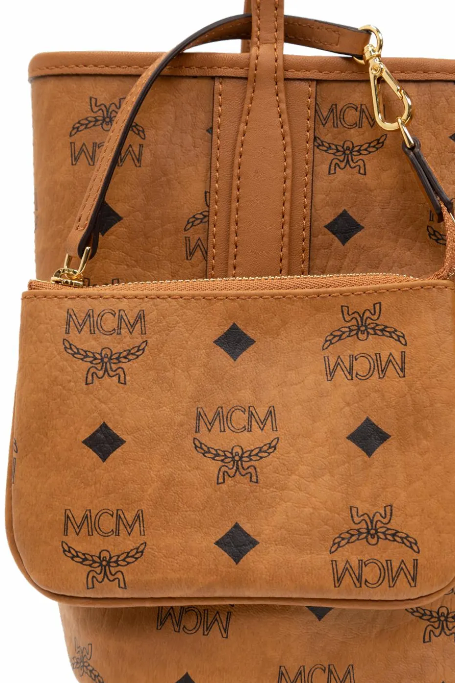 MCM BRĄZOWY Dwustronna torba na ramię ‘Liz Mini’