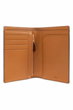MCM BRĄZOWY Etui na paszport