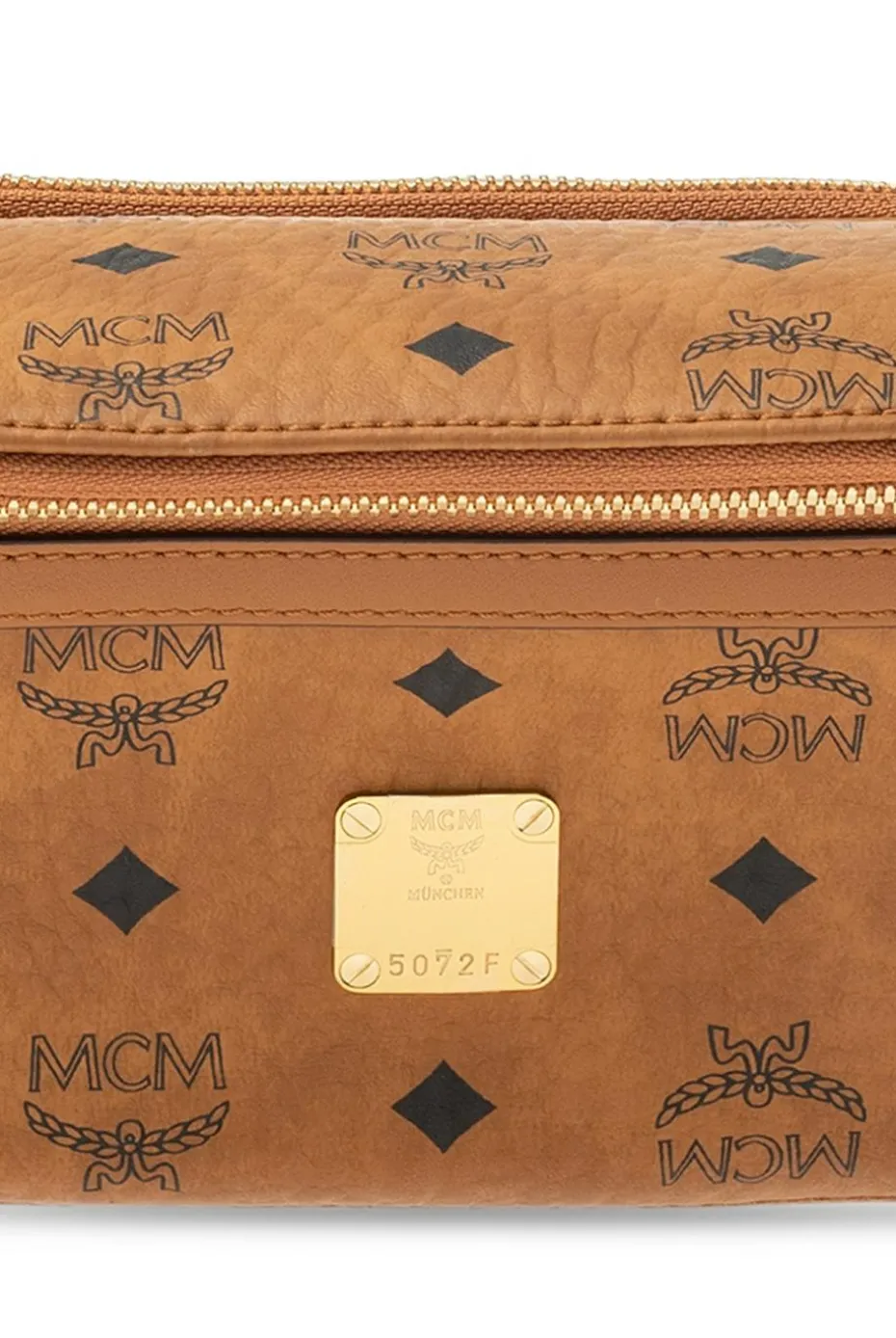 MCM BRĄZOWY Torba na pas