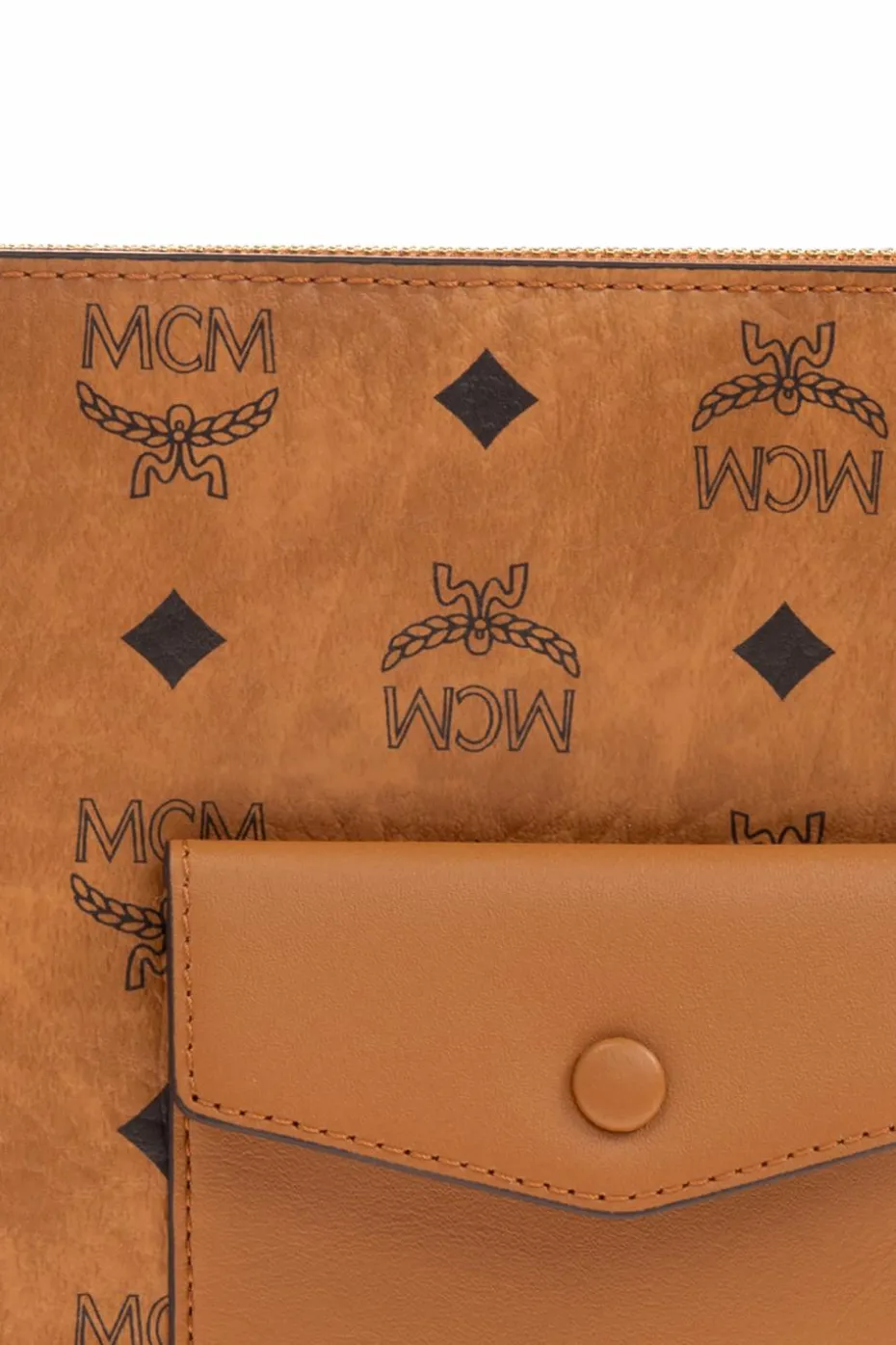 MCM BRĄZOWY Torba na ramię `Arem Small`