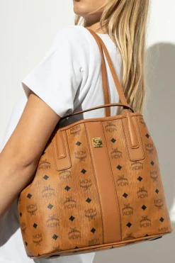 MCM BRĄZOWY Torba typu `shopper