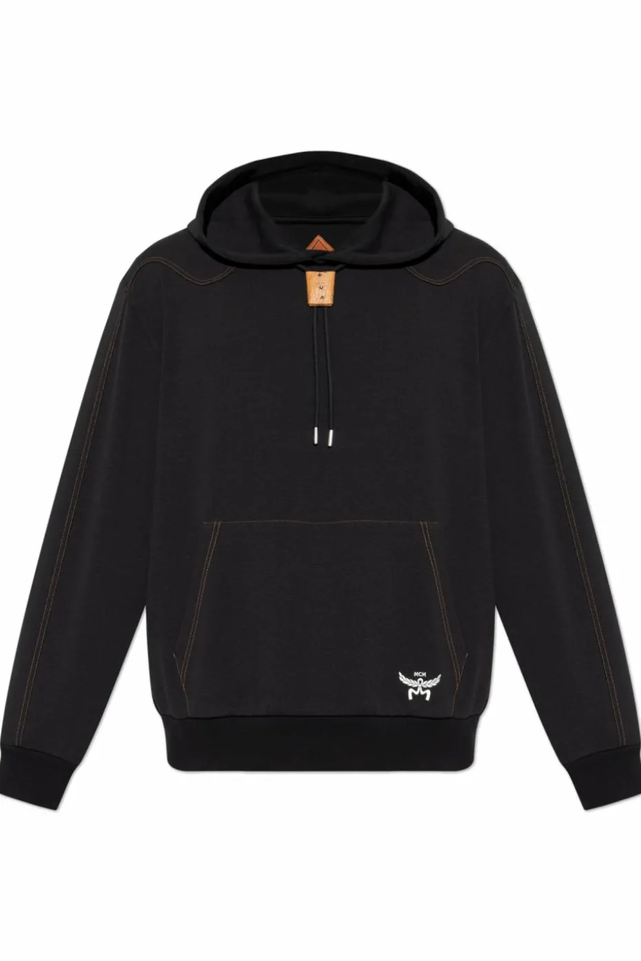 MCM CZARNY Bluza z logo
