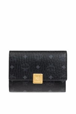 MCM CZARNY Portfel `Aren`