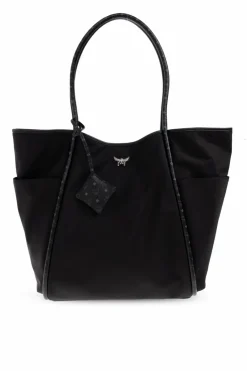 MCM CZARNY Torba typu `shopper`