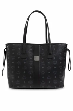 MCM CZARNY Torba typu `shopper`