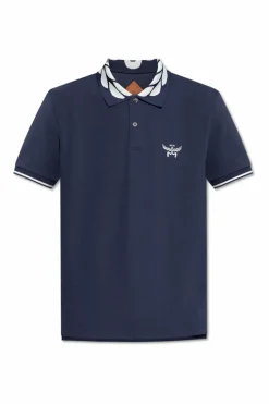 MCM GRANATOWY Polo z logo