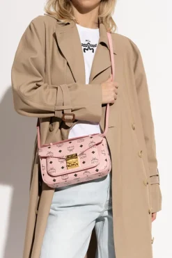 MCM RÓŻOWY Torba do ręki `Tracy Medium`
