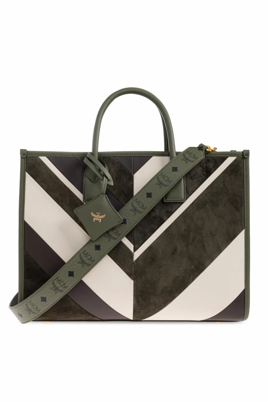 MCM ZIELONY Torba typu `shopper'