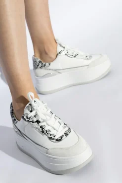 Michael Michael Kors BIAŁY Buty sportowe `Hayes` na platformie