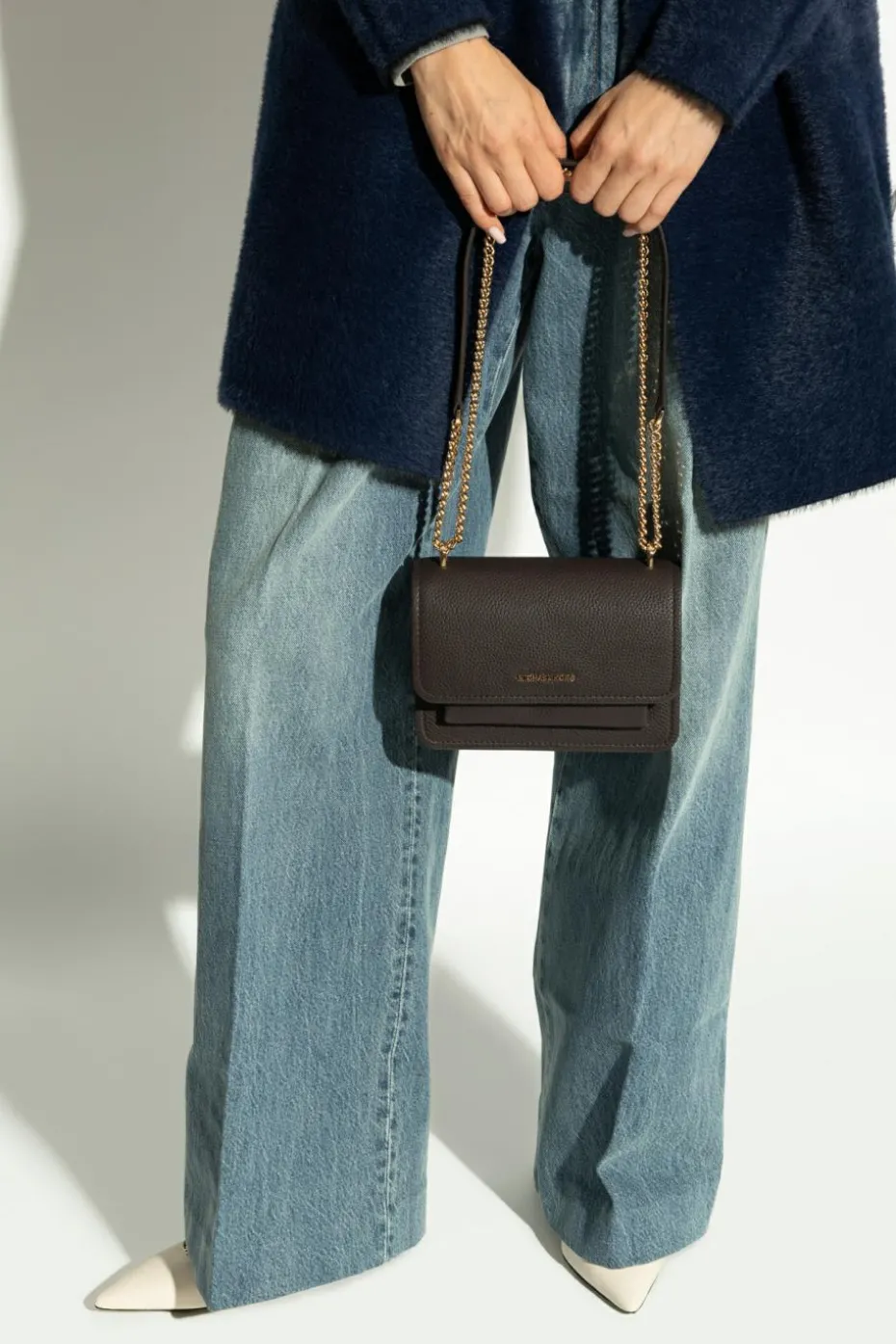 Michael Michael Kors BRĄZOWY Torba na ramię `Claire`