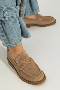 Michael Michael Kors BRĄZOWY Buty `Edon` typu `loafers`