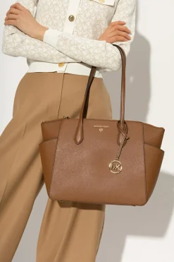 Michael Michael Kors BRĄZOWY Torba na ramię ‘Marilyn Medium’
