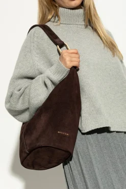 Michael Michael Kors BRĄZOWY Torba na ramię `Sonny Medium`