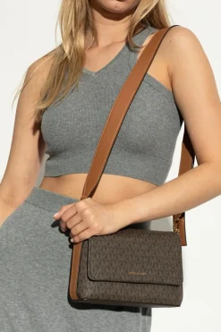 Michael Michael Kors BRĄZOWY Torba na ramię `Nessa Small`
